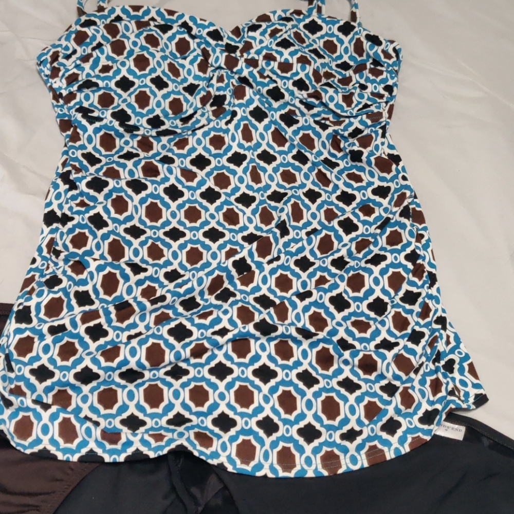 Lands end 3 piece swim suit